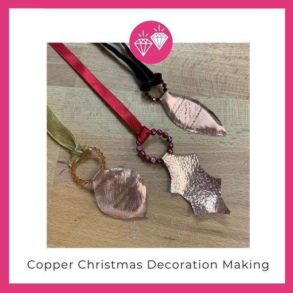 Make a copper Christmas Decoration with Hampshire School of Jewellery