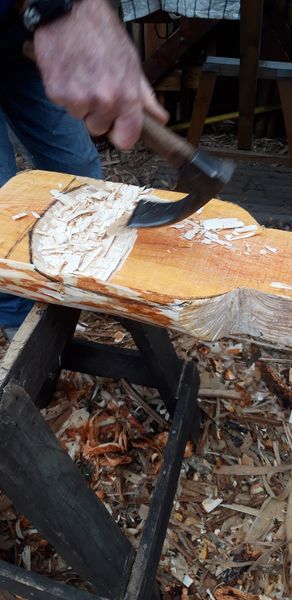 Carving a seat