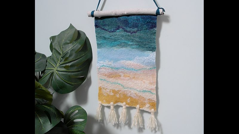 Seascape wall hanging