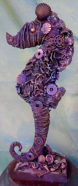 3d Fabric Sculpted SeaHorse