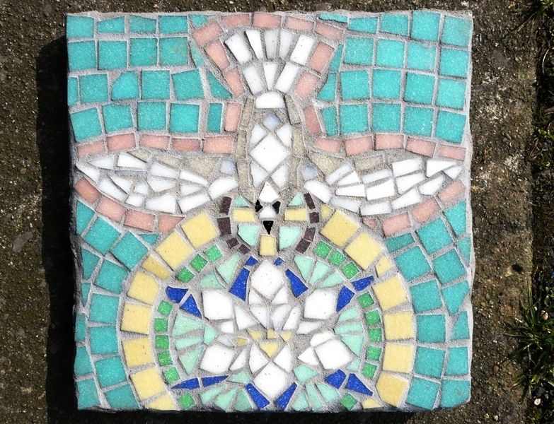Stepping stone mosaic class