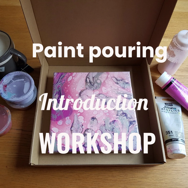 Paint pouring introduction workshop