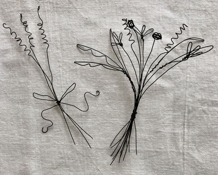 Try your hand creating beautiful wire flowers.