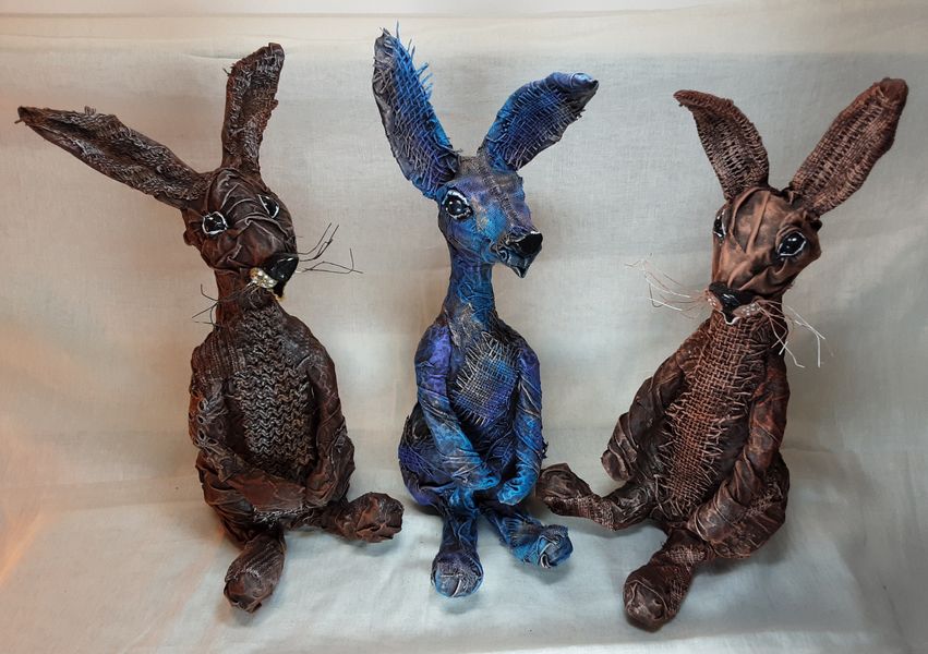 Powertex Fabric Sculpted Hare 