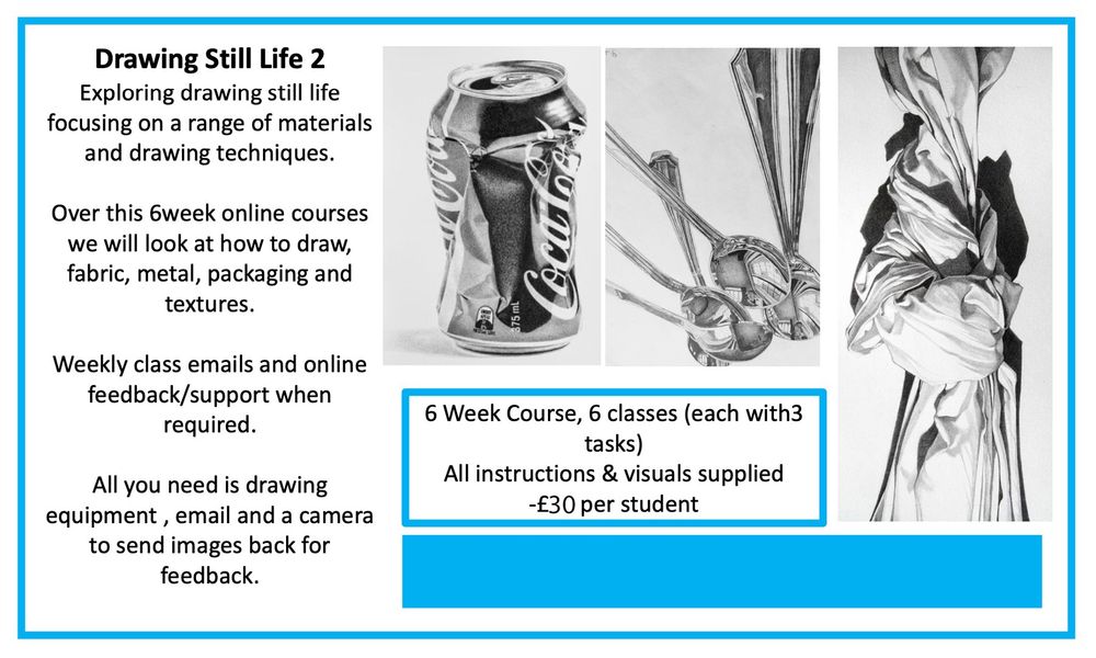 Online Drawing Still Life 2 Course