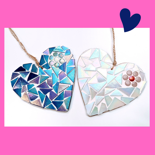 Two Love Heart Mosaic Kit