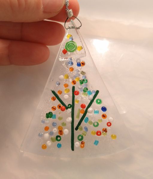 Festive dotty tree fused glass kits 