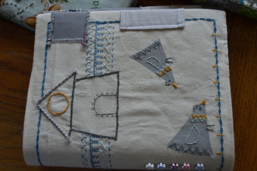 Using embroidery stitches