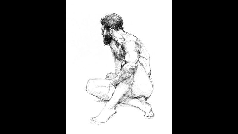 figure drawing by Jake Spicer