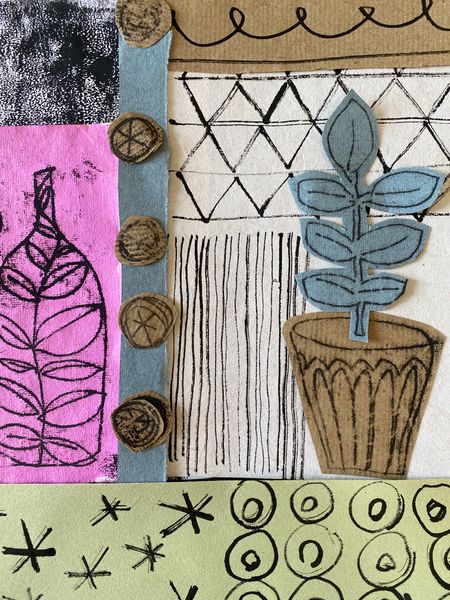 Explore drawing, print and collage in Hampshire.