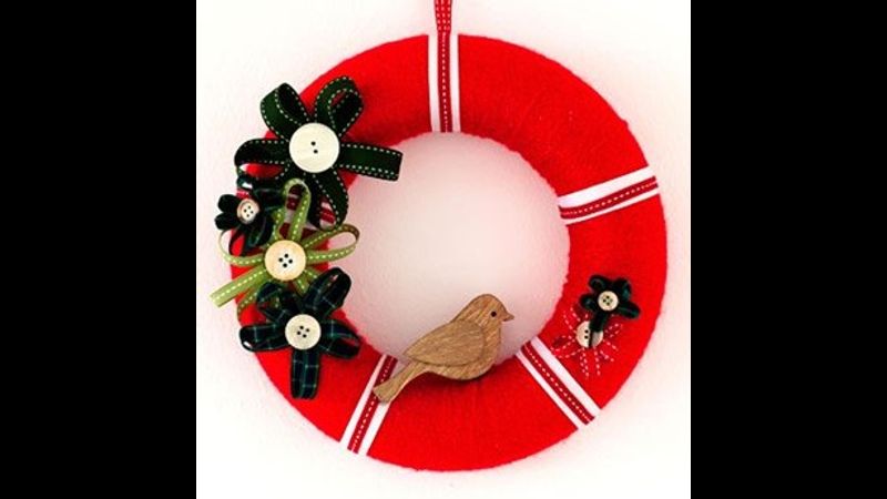 Download Christmas Woollen Wreath Workshop Creative Craft And Artisan Courses And Workshops PSD Mockup Templates