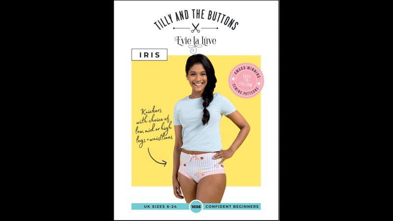 The Iris Knickers pattern is included in the Stitching Kitchen workshop
