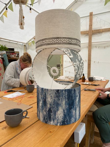 Make your own lampshade to perfectly compliment your interior