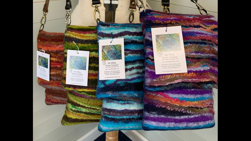 Wet Felted Bags