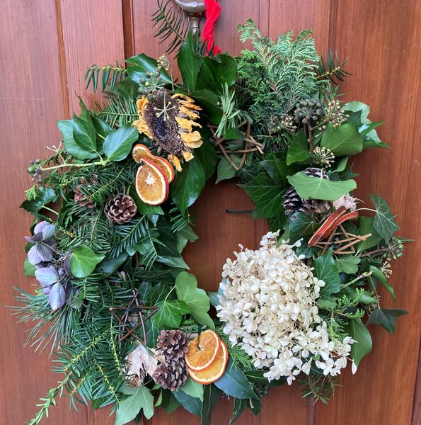 Foraged Christmas Wreaths