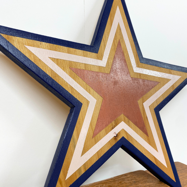 Upcycled star