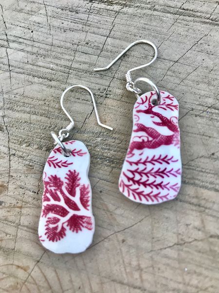 Vintage ceramic earrings