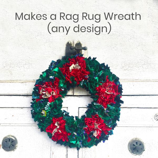 Rag Rug Wreath