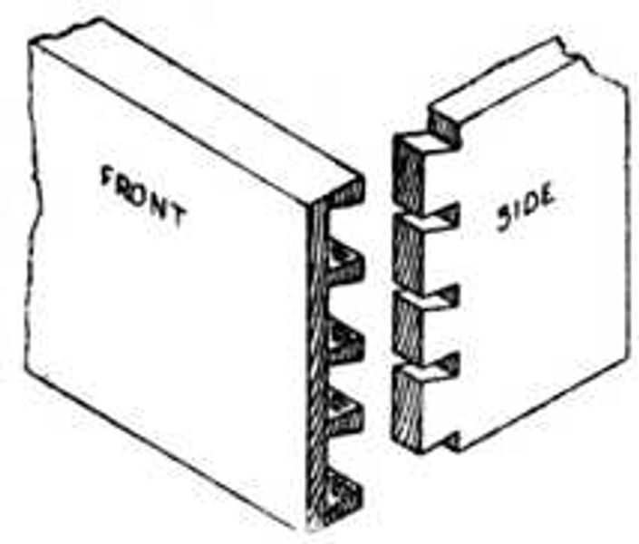 Lapped dovetail