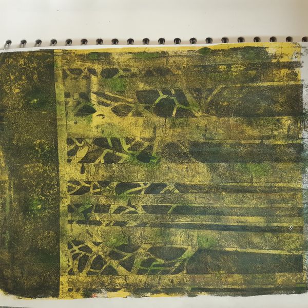 gelli plate print