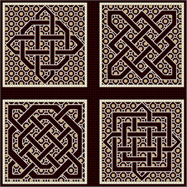Blackwork Celtic Knots from DoodleCraft Design