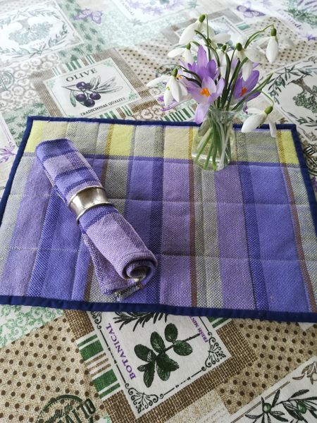 Handwoven Table mat and serviette