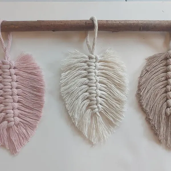 Hanging feathers