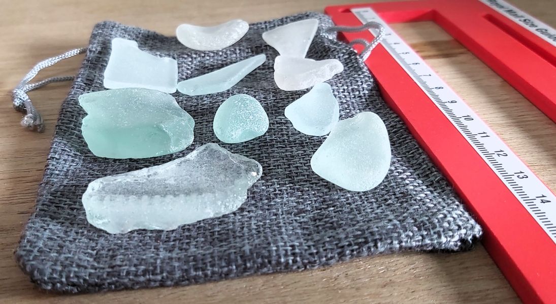 ECO SEA GLASS NATURALLY FORMED IN VARIOUS COLOURS