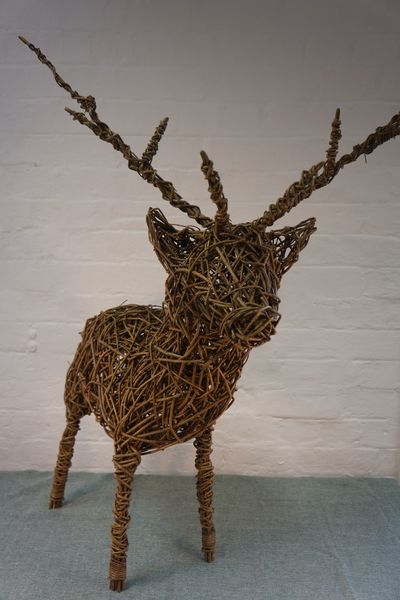 Reindeer Willow Sculpture