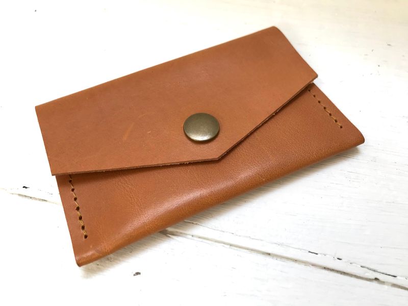 Leather purse front