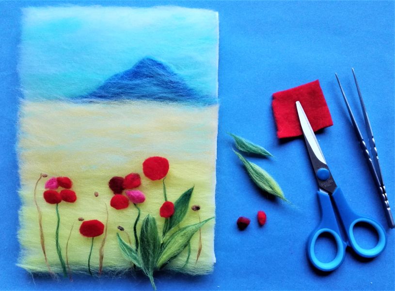 Art and Craft Wool Painting kit for complete beginners