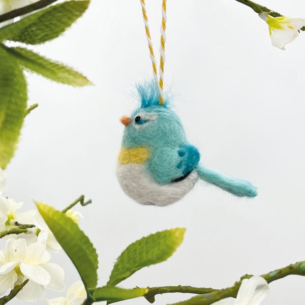 Needle felted baby birds perfect for hanging on an Easter branch
