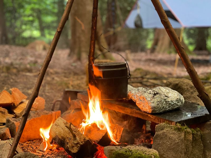 Central campfire that we will all sit around whilst we whittle our spatulas and spoons