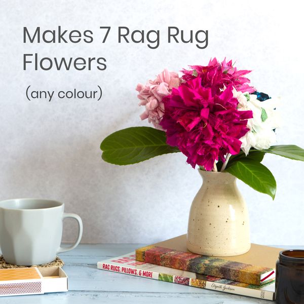 Bouquet rag rug kit