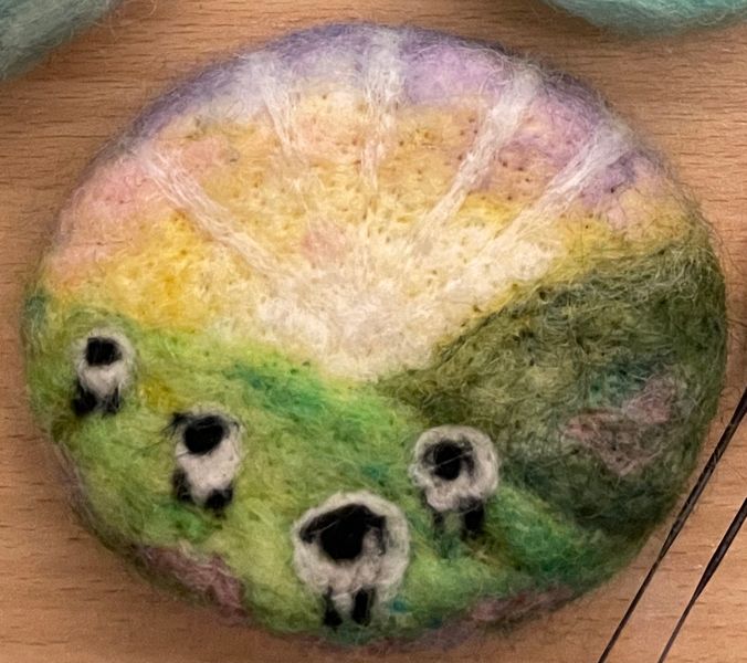 Felted soaps - Scottish sheep of the Borders!