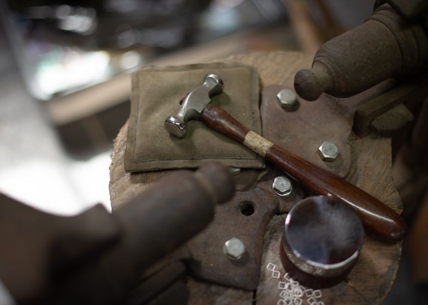 Tools in the workshop
