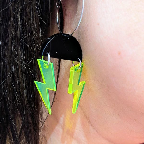 Lightning earrings 