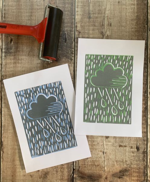 Rain clouds reduction prints
