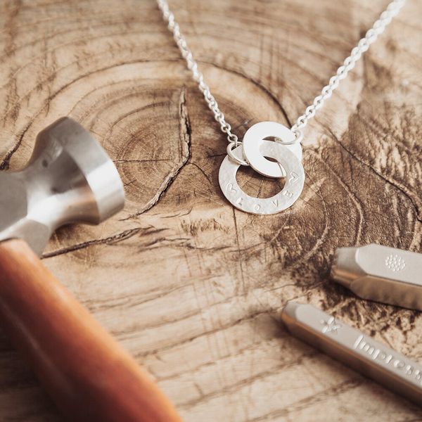 Silversmithing - Letter Stamped Jewellery at Zantium Studios with Kate Watson