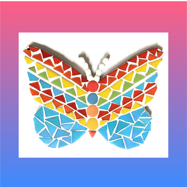 Rainbow Butterfly Mosaic Kit