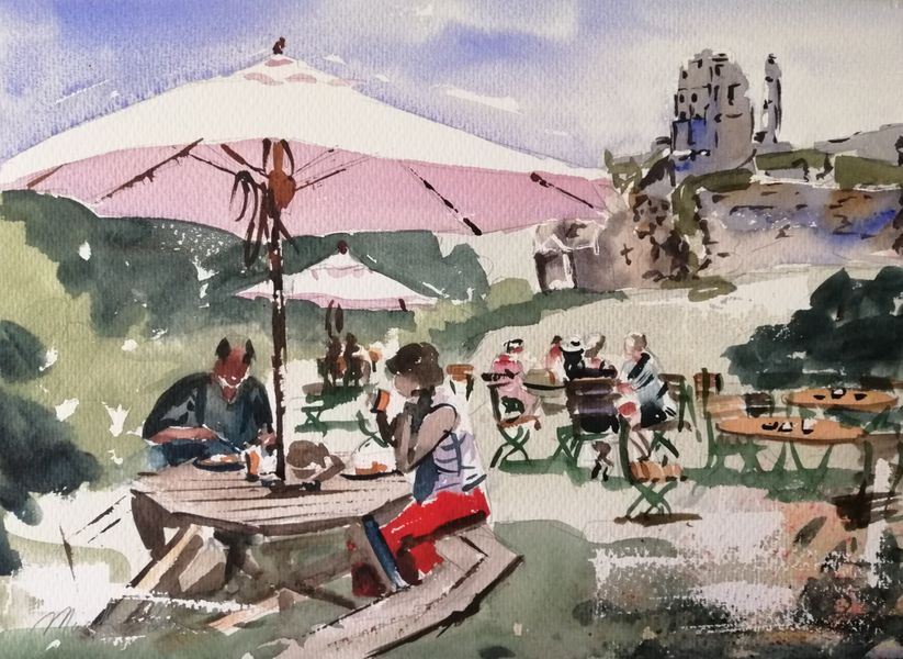 Corfe Castle Sunshades Lesson Two