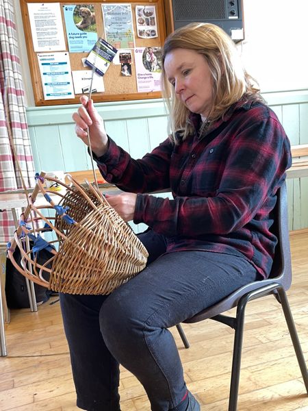 Making the Ose Basket at our 2 Day workshop