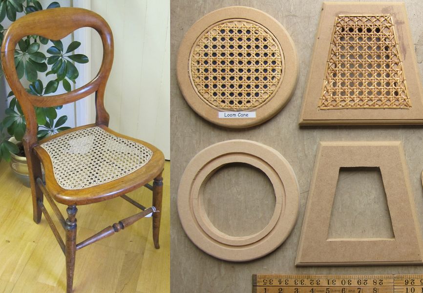 A chair and four panels