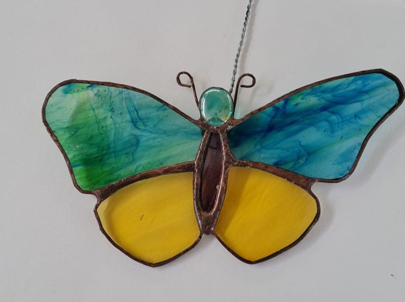 Copper foiled butterfly