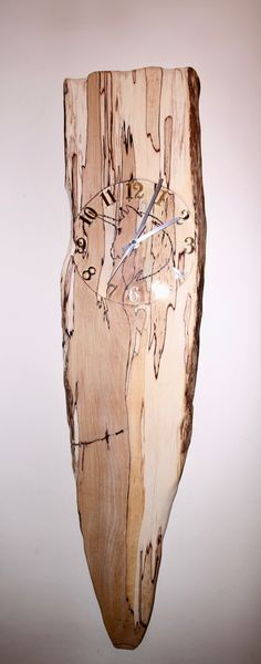 Spalted Ash, Wall Hanging Clock