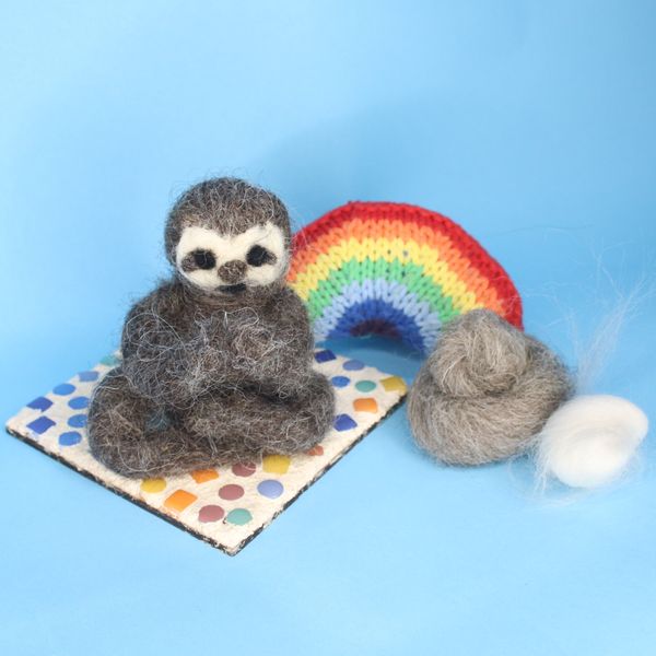 Sloth Needle Felting Kit 