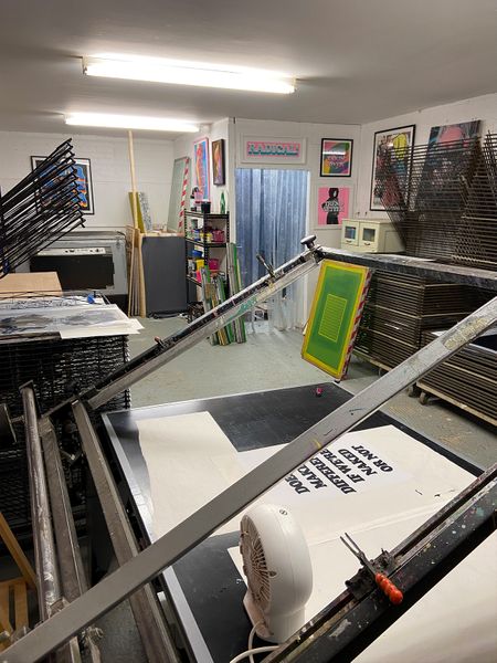 screen printing studio 