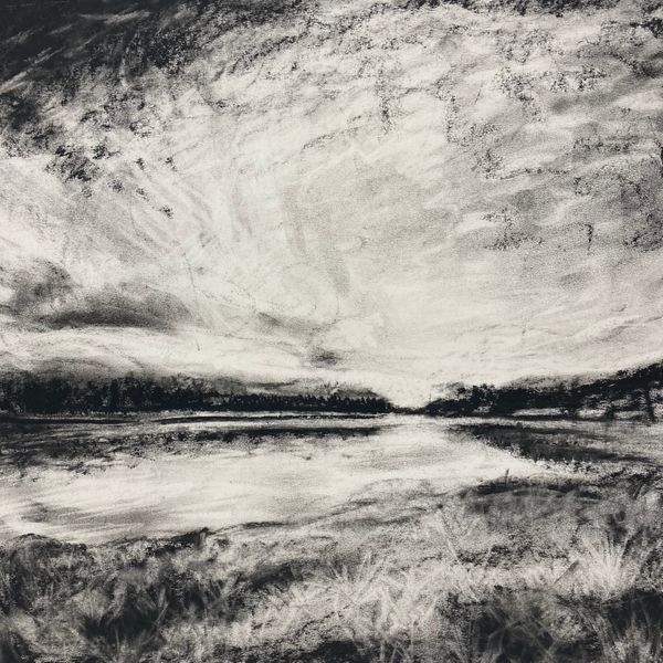 Landscape Charcoal - Louise Burdett