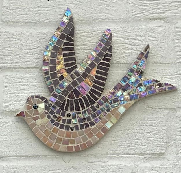 Mosaic bird