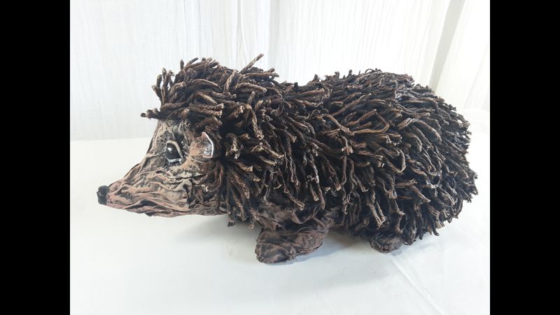 Horace the Fabric Sculpted Hedgehog